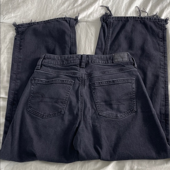 American Eagle Outfitters Dark Cropped Jeans - Picture 3 of 4